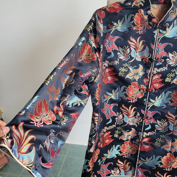 Handmade Asian Oriental Silk Blend Women’s Jacket (Size: Small to Medium) - Picture 8 of 16